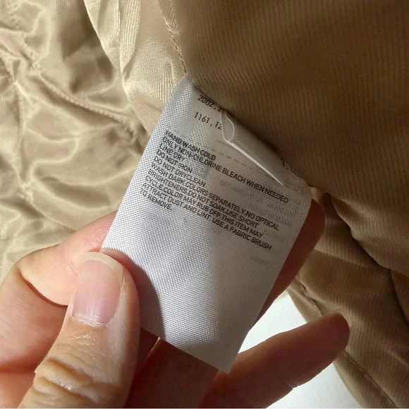 Uniqlo Ines de la Fressange Corduroy Double Breasted Pea Coat Jacket Medium - Picture 16 of 16